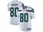 Mens Nike Seattle Seahawks #80 Steve Largent Vapor Untouchable Limited White NFL Jersey