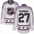Mens Reebok New York Rangers #27 Ryan McDonagh Authentic White Metropolitan Division 2017 All-Star NHL Jersey