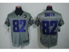 Nike Baltimore Ravens #82 Torrey Smith grey jerseys[Elite shadow Art Patch]