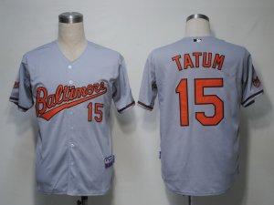 MLB Baltimore Orioles #15 Tatum Grey[Cool Base]