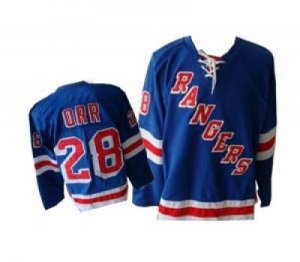 nhl new york rangers orr #28 blue