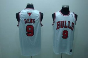 nba chicago bulls #9 deng regular white