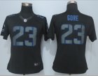 Womens Nike Indianapolis Colts #23 Gore Black Jerseys(Impact)