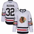 Youth Reebok Chicago Blackhawks #32 Michal Rozsival Authentic White 2017 Winter Classic NHL Jersey