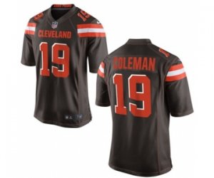 Men\'s Nike Cleveland Browns #19 Corey Coleman Game Brown Team Color NFL Jersey