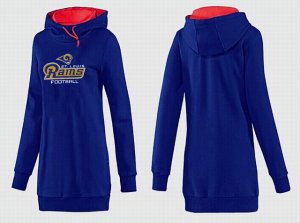 Women St. Louis Rams Logo Pullover Hoodie-018