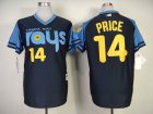 mlb tampa bay rays #14 price blue m&n