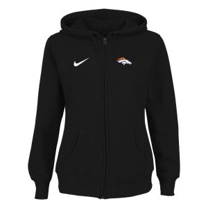 Women Denver Broncos Logo Pullover Hoodie-17