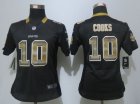 Women New Nike Orleans Saints #10 Cooks Black Strobe Jerseys