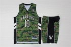 Toronto Raptors Raptors #10 DeMar DeRozan Camo Canada Flag Swingman Jersey(With Shorts)