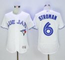 Toronto Blue Jays #6 Marcus Stroman White Flexbase Authentic Collection Stitched Baseball Jersey