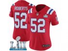 Women Nike New England Patriots #52 Elandon Roberts Red Alternate Vapor Untouchable Limited Player Super Bowl LII NFL Jersey