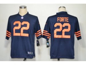 NIKE NFL Chicago Bears #22 Matt Forte navy Game Jerseys