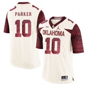 Oklahoma Sooners #10 Steven Parker White 47 Game Winning Streak College Football Jersey