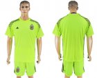 Argentina Fluorescent Green Goalkeeper 2018 FIFA World Cup Soccer Jersey