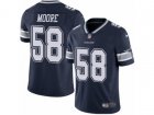 Youth Nike Dallas Cowboys #58 Damontre Moore Vapor Untouchable Limited Navy Blue Team Color NFL Jersey