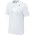 Nike MLB Los Angeles Dodgers 2014 Home Practice T-Shirt - White