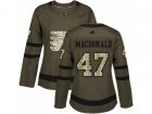 Women Adidas Philadelphia Flyers #47 Andrew MacDonald Green Salute to Service Stitched NHL Jersey