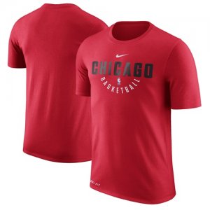 Chicago Bulls Red Nike Practice Performance T-Shirt