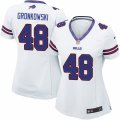 Women's Nike Buffalo Bills #48 Glenn Gronkowski Limited White NFL Jersey