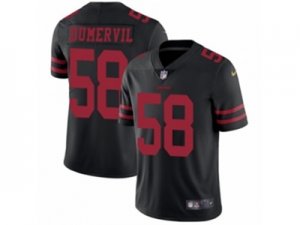 Nike San Francisco 49ers #58 Elvis Dumervil Black Vapor Untouchable Limited Player NFL Jersey