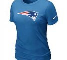 Women New England Patriots L.blue T-Shirts