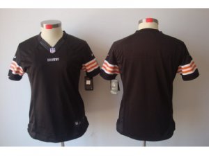 Nike Women Cleveland Browns Blank Brown Jerseys