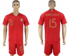 Portugal 15 ANDRE GOME Home 2018 FIFA World Cup Soccer Jersey