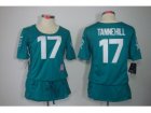 Nike Womens Miami Dolphins #17 Ryan Tannehill green Jerseys[breast Cancer Awareness]