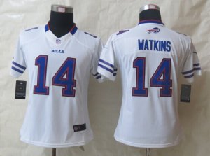 Nike Women New Buffalo Bills #14 Watkins White Jerseys(Watkins)