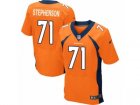 Mens Nike Denver Broncos #71 Donald Stephenson Elite Orange Team Color NFL Jersey