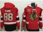 Chicago Blackhawks #88 Patrick Kane Red Name & Number Pullover NHL Hoodie