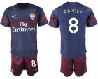 2018-19 Arsenal 8 RAMSEY Away Soccer Jersey