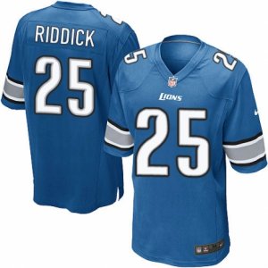 Mens Nike Detroit Lions #25 Theo Riddick Game Light Blue Team Color NFL Jersey