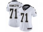 Women Nike New Orleans Saints #71 Ryan Ramczyk Vapor Untouchable Limited White NFL Jersey