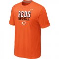 Nike MLB Cincinnati Reds 2014 Home Practice T-Shirt - Orange