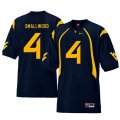 West Virginia Mountaineers #4 Wendell Smallwood Navy College Football Jersey