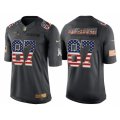 Men New England Patriots #87 Rob Gronkowski Anthracite Salute to Service USA Flag Fashion Jersey