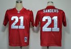 nfl jerseys atlanta falcons #21 sanders m&n red[sanders]