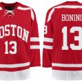 Boston University Terriers BU #13 Nick Bonino Red Stitched