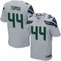 Men's Nike Seattle Seahawks #44 Tani Tupou Elite Grey Alternate NFL Jersey