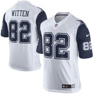 Nike Dallas Cowboys #82 Jason Witten White Rush Jerseys(Limited)