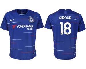 2018-19 Chelsea FC 18 GIROUD Home Thailand Soccer Jersey