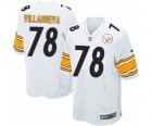 Nike Pittsburgh Steelers #78 Alejandro Villanueva Game White NFL Jersey