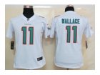 Nike Women NFL Miami Dolphins #11 Mike Wallace white Jerseys[Limited]