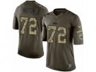 Mens Nike Carolina Panthers #72 Taylor Moton Limited Green Salute to Service NFL Jersey