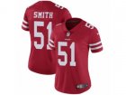 Women Nike San Francisco 49ers #51 Malcolm Smith Vapor Untouchable Limited Red Team Color NFL Jersey