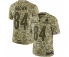 Nike Pittsburgh Steelers #84 Antonio Brown Limited Camo 2018 Salute to Service NFL Jersey