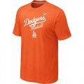 Nike MLB Los Angeles Dodgers 2014 Home Practice T-Shirt - Orange