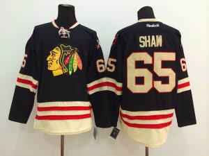 NHL chicago blackhawks #65 Andrew Shaw black jerseys(2015 new classic)